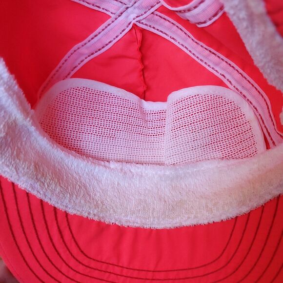 Vintage Winston Cup Series Hat NASCAR 80s USA Bright Neon Pink Snapback Cap - Picture 11 of 12